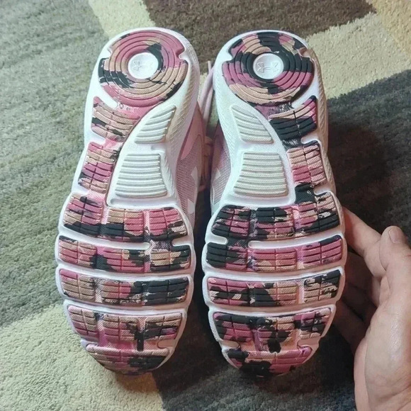 Under Armour Woman's Charged Assert 9 Marble 'Pink White' Size 9.5 - Picture 5 of 5